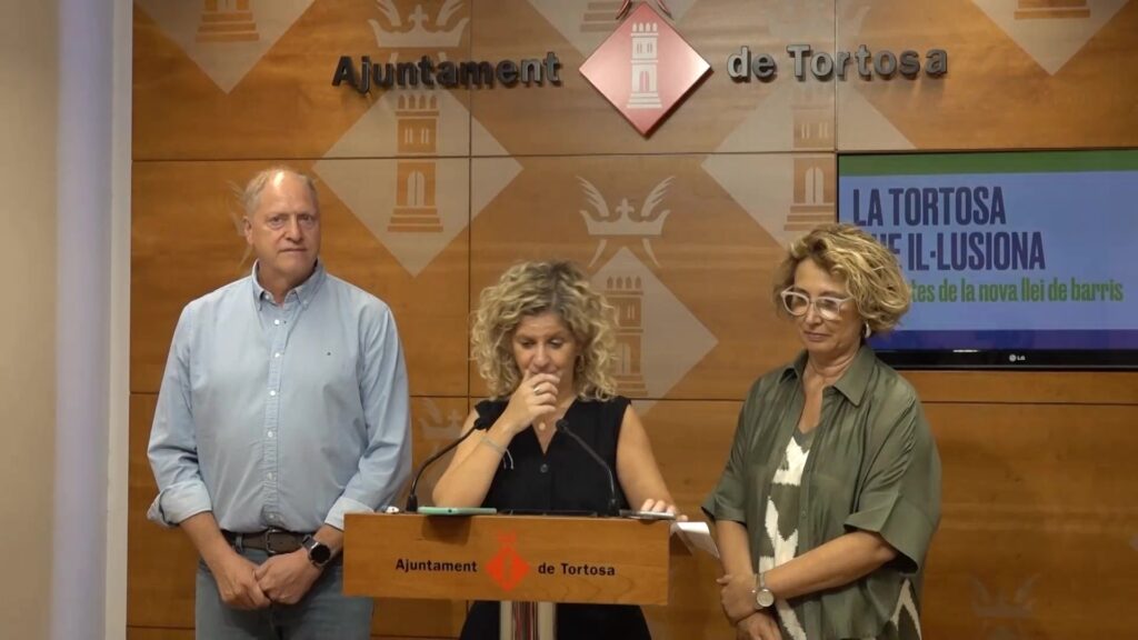 Junts tanca files amb el govern perquè Tortosa obtingui la Llei de Barris
