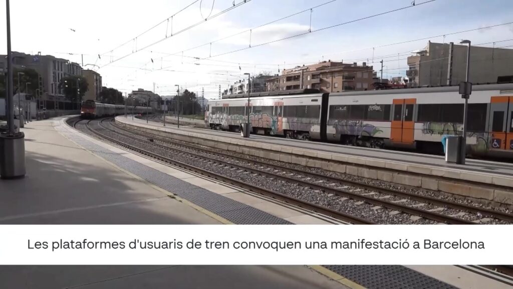 Convocada una manifestació a Barcelona per denunciar la desinversió en el servei ferroviari a Catalunya