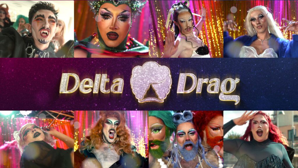 Vuit aspirants al concurs Delta Drag 2026 en una composició fotogràfica promocional a les Terres de l'Ebre.