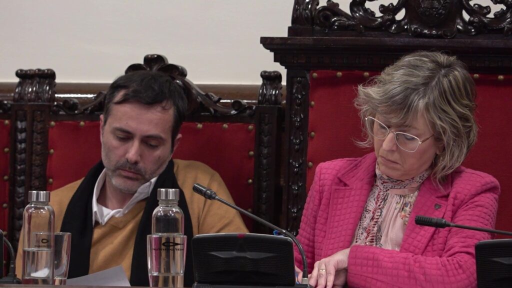 Ple ordinari de l'Ajuntament de Tortosa al Baix Ebre per debatre el servei ferroviari.