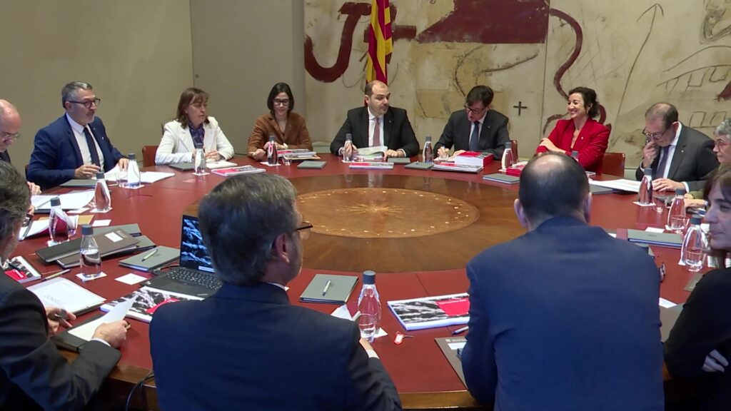 Reunió del Govern de la Generalitat de Catalunya per a la negociació dels pressupostos a Barcelona.