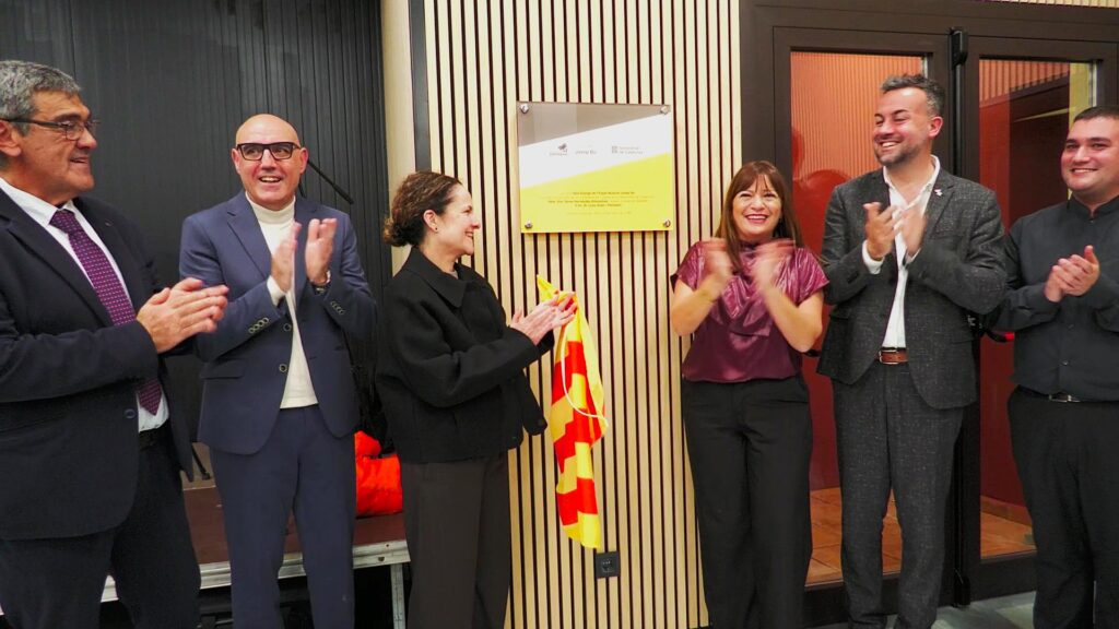 Inauguració oficial de l'Espai Musical Josep Bo a Deltebre amb la presència de la consellera de Cultura i autoritats locals.
