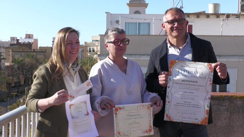 Presentació de la campanya de primavera de la Unió de Comerç a la Ràpita, Montsià.