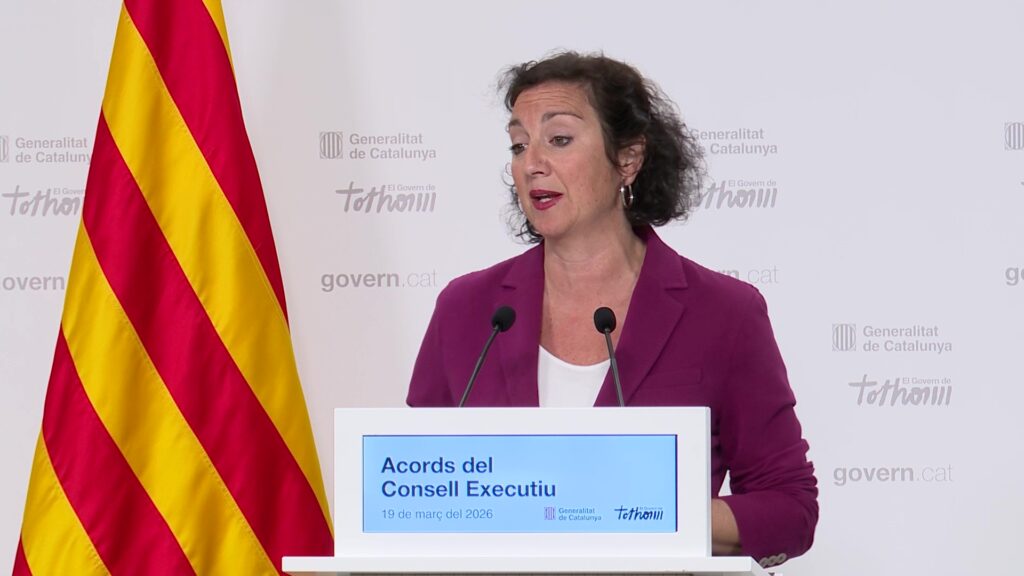 La consellera d'Economia, Alícia Romero
