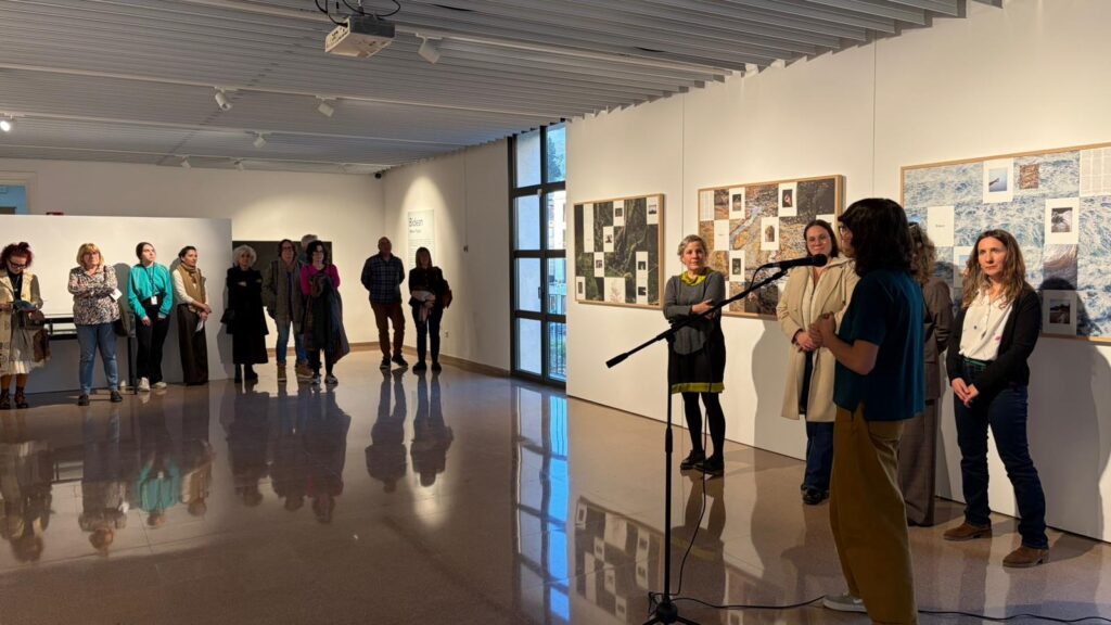Inauguració de l'exposició Bidean de Miren Pastor al Centre d'Art de la Diputació a Tortosa, Baix Ebre.