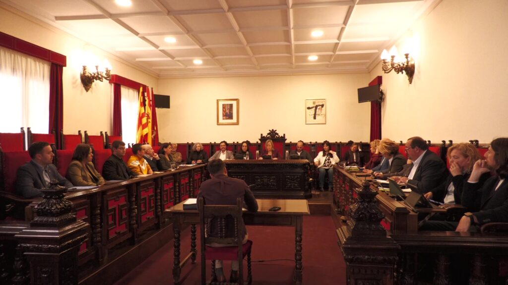 Sessió plenària de l'Ajuntament de Tortosa per a l'aprovació dels pressupostos municipals al Baix Ebre.