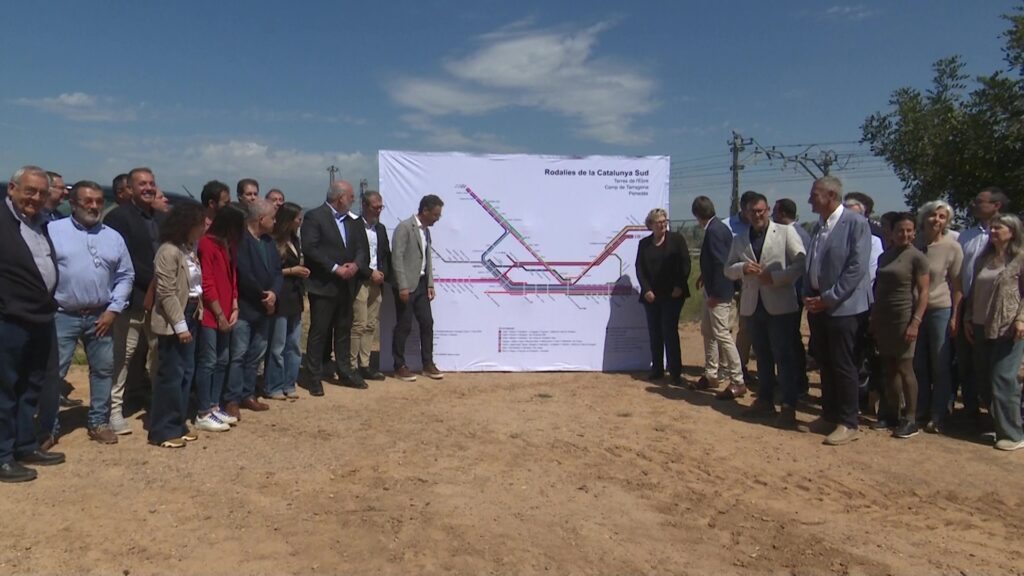 Representants de Junts per Catalunya presenten el mapa de la proposta de Rodalies de la Catalunya Sud a Vila-seca, Tarragonès.