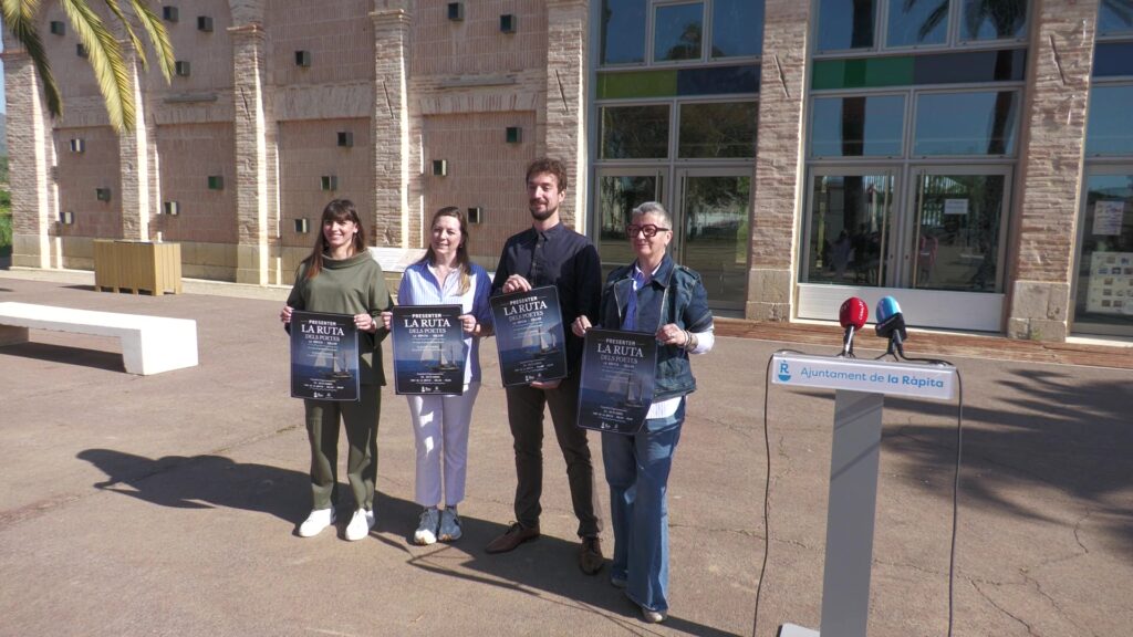 Presentació de l'expedició de l'agermanament La Ruta dels Poetes a la Ràpita, Montsià.