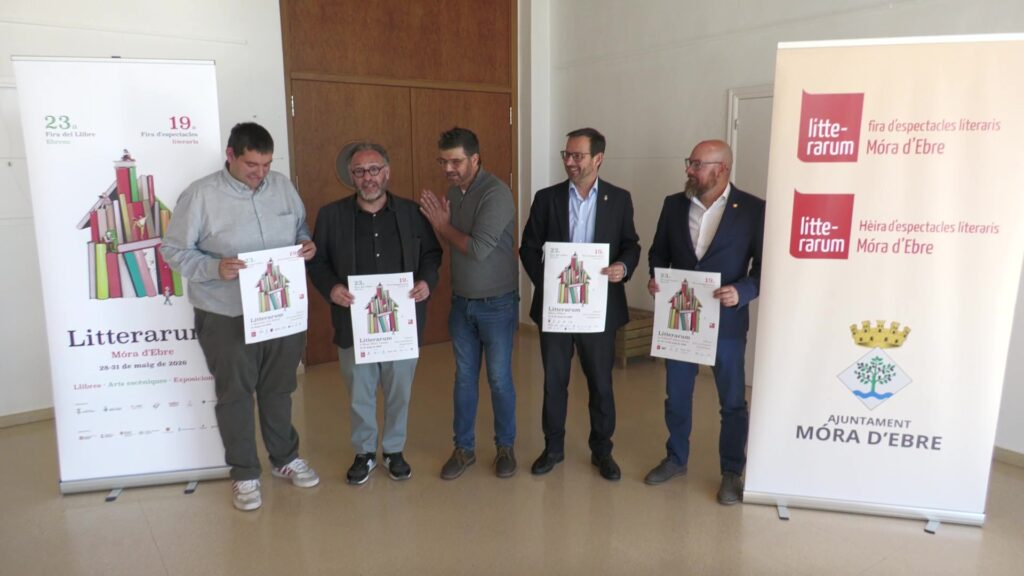 La Fira Litterarum amplia l’abast i es projecta a Aragó, País Valencià i Catalunya en la XIXa edició Presentació oficial de la 19a Fira Litterarum a Móra d'Ebre