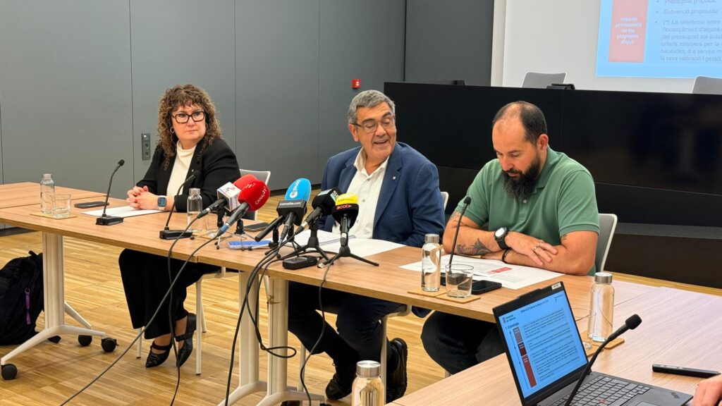Roda de premsa de presentació de l'informe de les actuacions per la dana Alice.