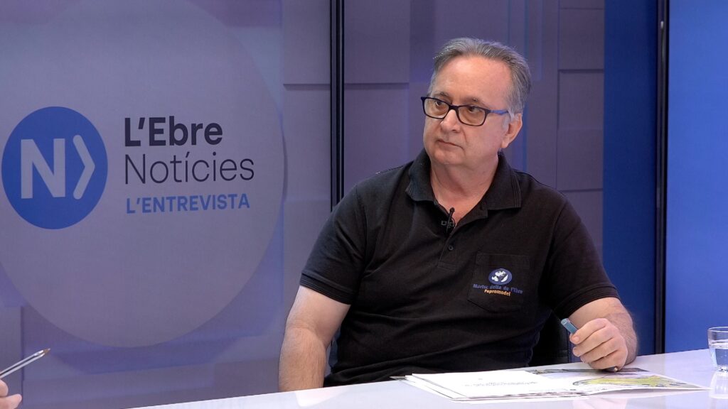 Gerardo Bonet, gerent de Fepromodel,  explica els reptes de la campanya del musclo al delta de l'Ebre.