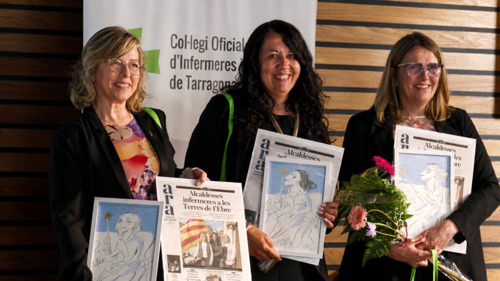 Acte de la Diada Col·legial de CODITA a Tortosa amb representants de les infermeres de les Terres de l'Ebre