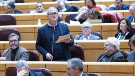 El senador d’ERC Jordi Gaseni defén la necessitat d’inversions per al delta de l’Ebre al Senat de Madrid