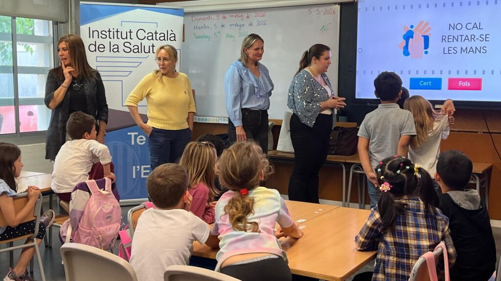 L’ICS Terres de l’Ebre impulsa tallers educatius per promoure la higiene de mans entre els escolars