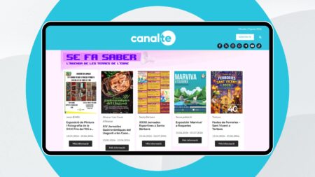 Interfície web del nou apartat Se Fa Saber dins del portal digital www.canalte.cat de Canal TE a les Terres de l'Ebre.