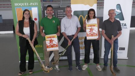 Presentació oficial del Campionat de Catalunya de Seleccions Territorials d'hoquei patins a Amposta