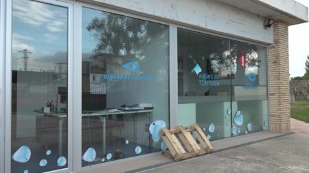 Meritxell Roigé, portaveu de Junts per Tortosa, compareix en roda de premsa a l'Ajuntament de Tortosa, Baix Ebre.