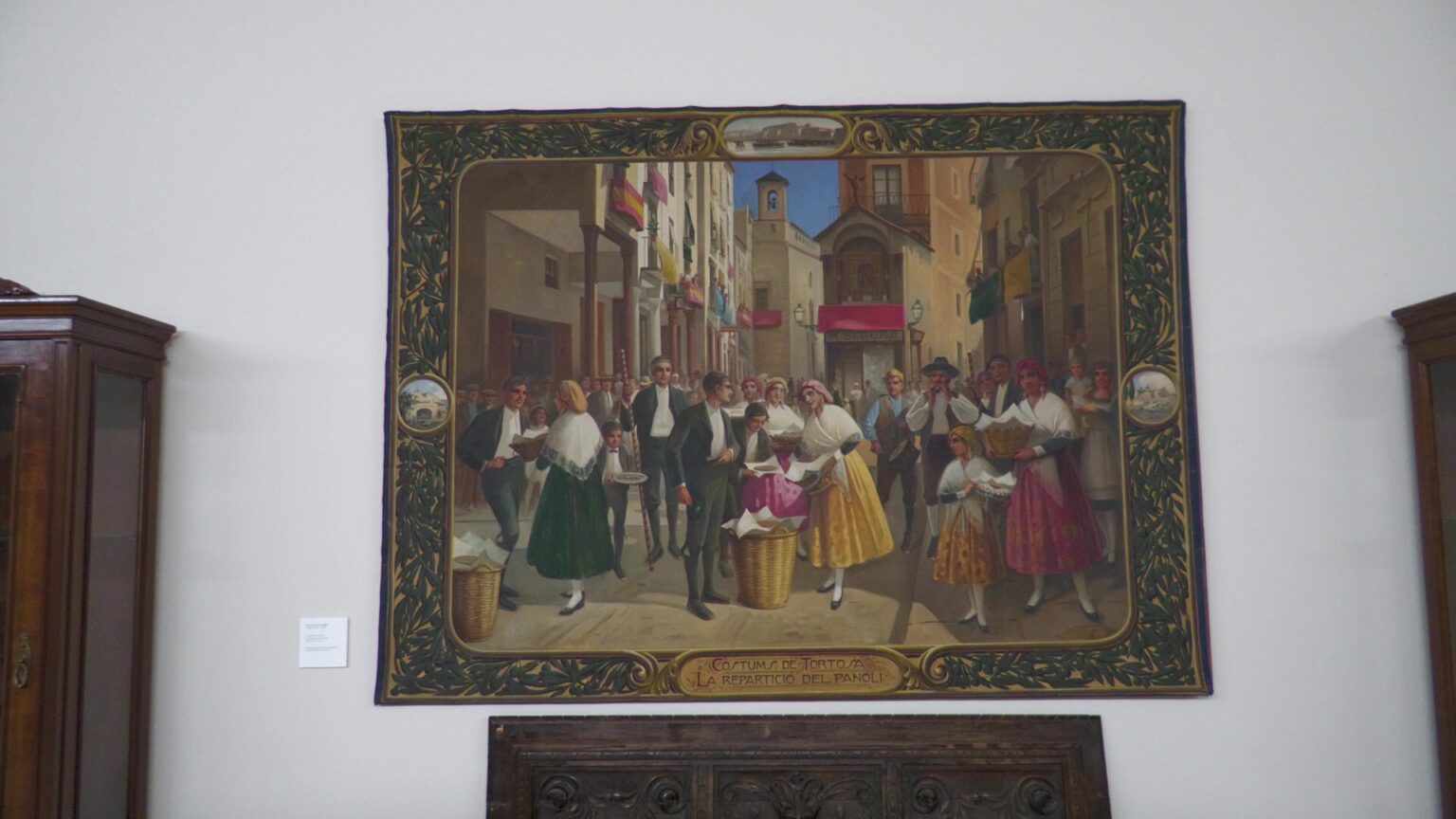 Quadre d'Antonio Cerveto a l'Ajuntament de Tortosa