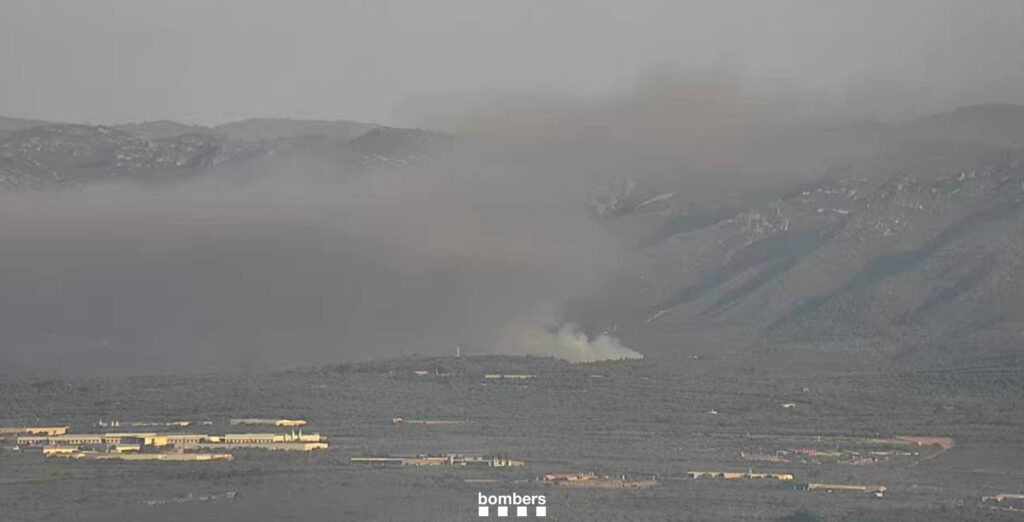 Incendi a la Sénia