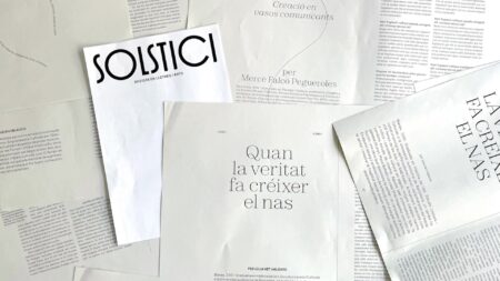 La revista cultural Solstici presenta el seu novè número amb un disseny renovat