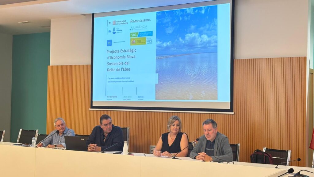 Presentació del Projecte Estratègic d'Economia Blava Sostenible del Delta de l'Ebre a la Ràpita, Montsià