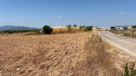 Móra d’Ebre i l’Incasòl avancen en l’ampliació del polígon de la Verdeguera Terrenys agrícoles on es projectarà l'ampliació de la tercera fase del polígon industrial la Verdeguera a Móra d'Ebre, Ribera d'Ebre.