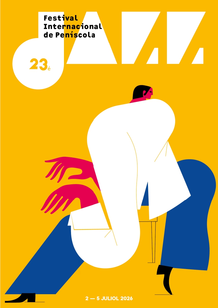 Cartell oficial del 23è Festival Internacional de Jazz de Peníscola 2026.
