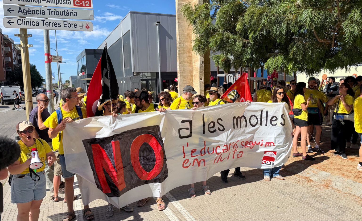 Nova jornada de mobilitzacions a l’Ebre, malgrat el preacord amb Educació