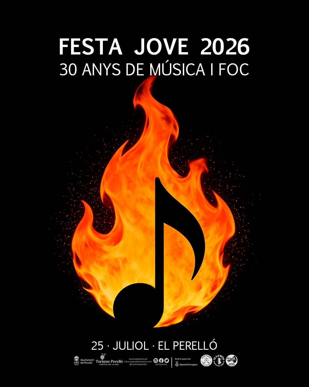 Cartell oficial i programació de la Festa Jove 2026 del Perelló.