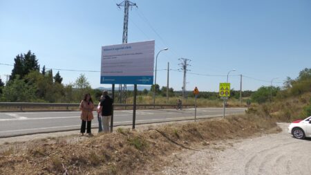 Inici de les obres de condicionament i millora a la carretera TV-3421 entre Roquetes i Mas de Barberans al Baix Ebre