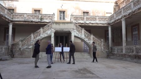 Amposta licita la tercera fase de rehabilitació de l’antic col·legi de les Monges Presentació dels plànols del projecte de rehabilitació de l'antic col·legi de les Monges d'Amposta