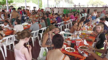 El concurs de paelles omple de sabor i germanor les Festes Majors de Santa Bàrbara Concurs de paelles Festes Majors Santa Bàrbara