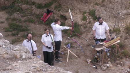 Eufònic desplega el gruix de la programació després de donar el tret de sortida a Amposta Actuació de les Fletxes Xiuladores a Eufònic d'Amposta
