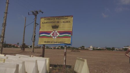 Terrenys públics habilitats per l'Ajuntament de l'Aldea per al dispositiu de l'eclipsi solar al Baix Ebre